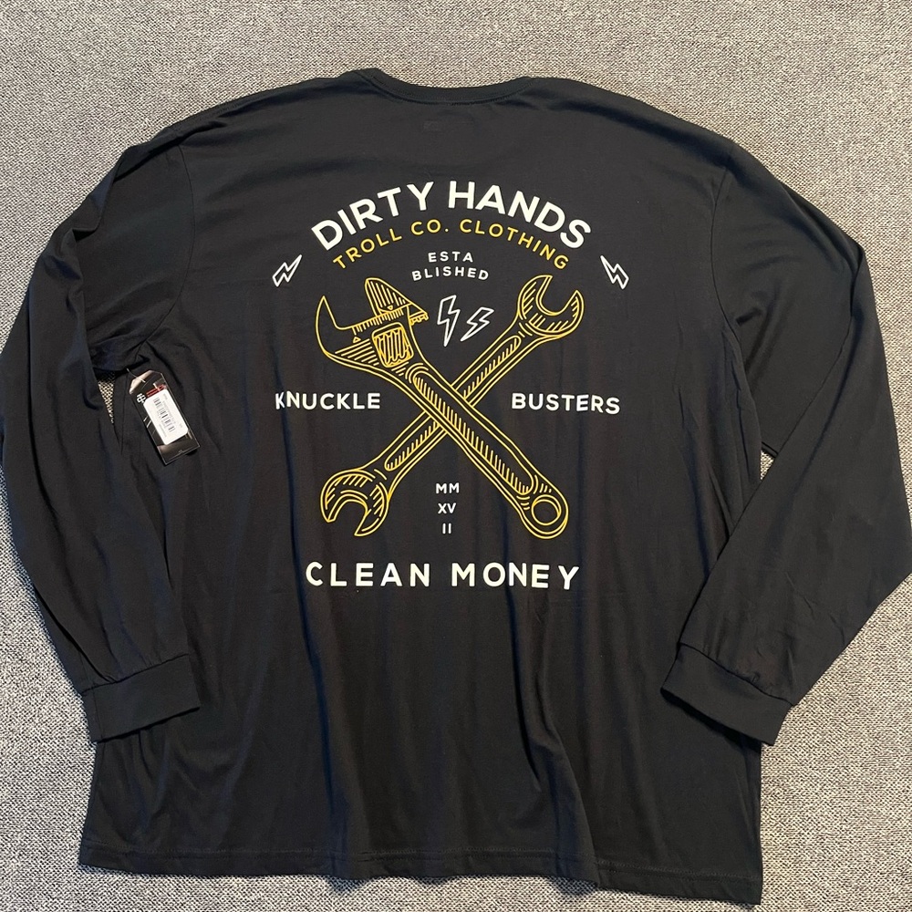 Troll Co. Black Long Sleeve Shirt - Picture 2 of 9